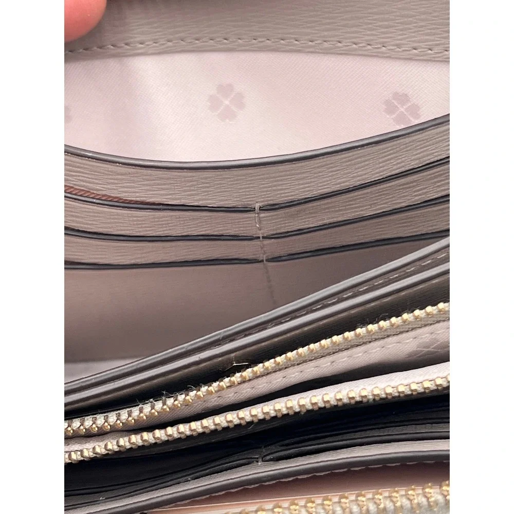 Kate Spade New York‎ Monet 3-compartment Purse White Snakeskin w/Python Wallet